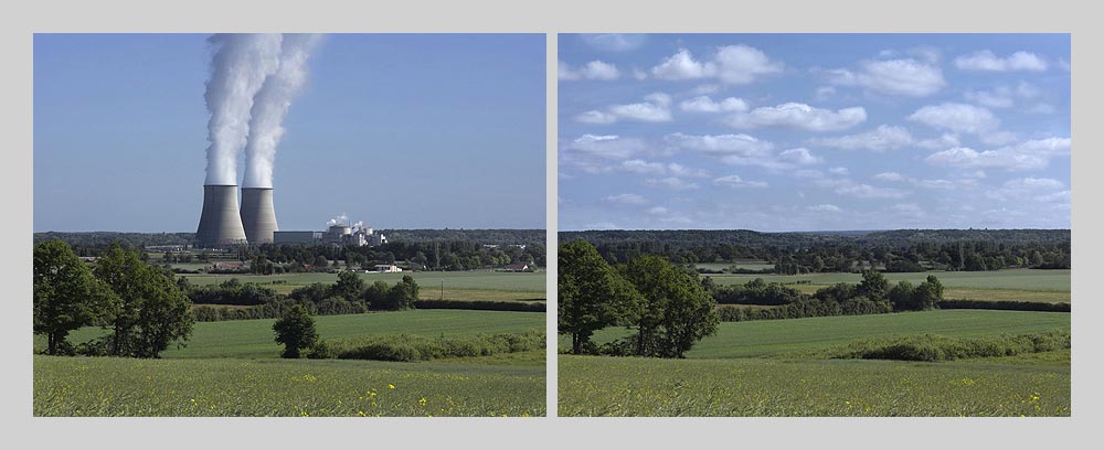 Centrale nucléaire de Belleville sur Loire - France > diptyque 120 x 325 > © 2016